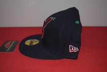 Load image into Gallery viewer, MLB New Era Cleveland Indians Chief Wahoo 1954 All Star Game Pink Outline Fitted 59Fifty