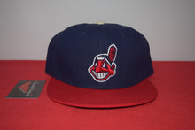 Load image into Gallery viewer, MLB New Era Cleveland Indians Chief Wahoo On Field Fitted 59Fifty VINTAGE