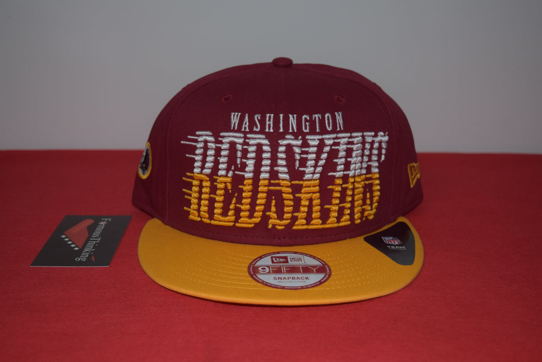 NFL New Era Washington Redskins Script Snapback 9Fifty