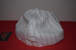 The Hundreds X New Era White Pinstriped Adam Bomb Fitted 59Fifty