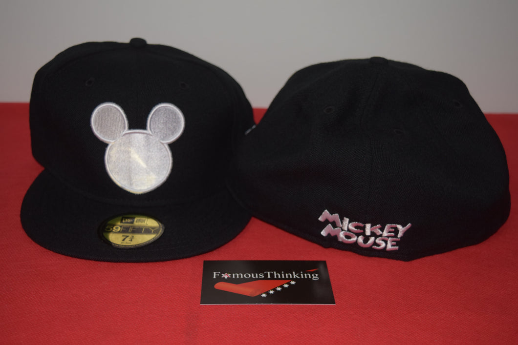 Disney X New Era Mickey Mouse White Outline Fitted 59Fifty