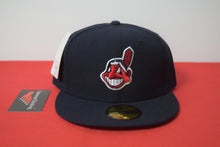 Load image into Gallery viewer, MLB New Era Cleveland Indians Chief Wahoo On Field Fitted 59Fifty