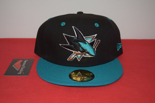 NHL New Era San Jose Sharks Teal Fitted 59Fifty