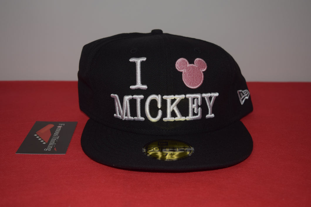 Disney X New Era I Love Mickey Pink Fitted 59Fifty