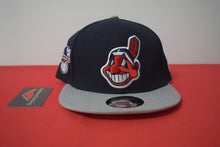 Load image into Gallery viewer, MLB New Era Cleveland Indians Chief Wahoo AL Patch Snapback 9Fifty