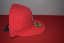 Load image into Gallery viewer, MLB New Era Cleveland Indians Chief Wahoo Salmon Fitted 59Fifty