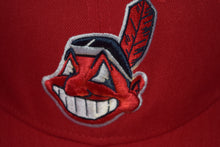 Load image into Gallery viewer, MLB New Era Cleveland Indians Chief Wahoo 95 World Series 2 Patch Fitted 59Fifty