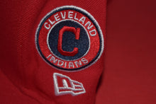 Load image into Gallery viewer, MLB New Era Cleveland Indians Chief Wahoo 95 World Series 2 Patch Fitted 59Fifty