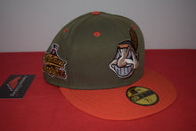 Load image into Gallery viewer, MLB New Era Cleveland Indians Chief Wahoo A.L Champions Fitted 59Fifty