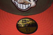 Load image into Gallery viewer, MLB New Era Cleveland Indians Chief Wahoo A.L Champions Fitted 59Fifty