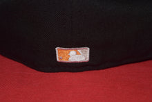 Load image into Gallery viewer, MLB New Era Cleveland Indians Chief Wahoo Black Infrared Feather Fitted 59Fifty