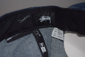 Stussy X New Era Denim Original Fit Snapback 9Fifty