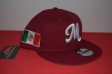 Load image into Gallery viewer, New Era Mexico Maroon Snapback 9Fifty