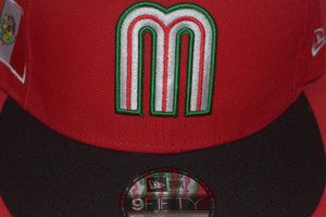 New Era Mexico Red Dome Black Visor Snapback 9Fifty