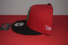 Load image into Gallery viewer, New Era Mexico Red Dome Black Visor Snapback 9Fifty