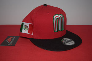 New Era Mexico Red Dome Black Visor Snapback 9Fifty