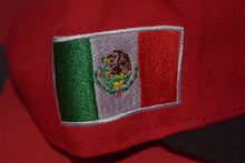 Load image into Gallery viewer, New Era Mexico Red Dome Black Visor Snapback 9Fifty