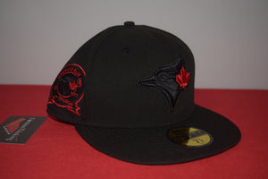 MLB New Era Toronto Blue Jays Red Leaf Patch Fitted 59Fifty