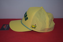 Load image into Gallery viewer, Masters Yellow Script Rope Velcroback By American Needle