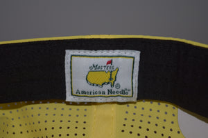 Masters Yellow Script Rope Velcroback By American Needle