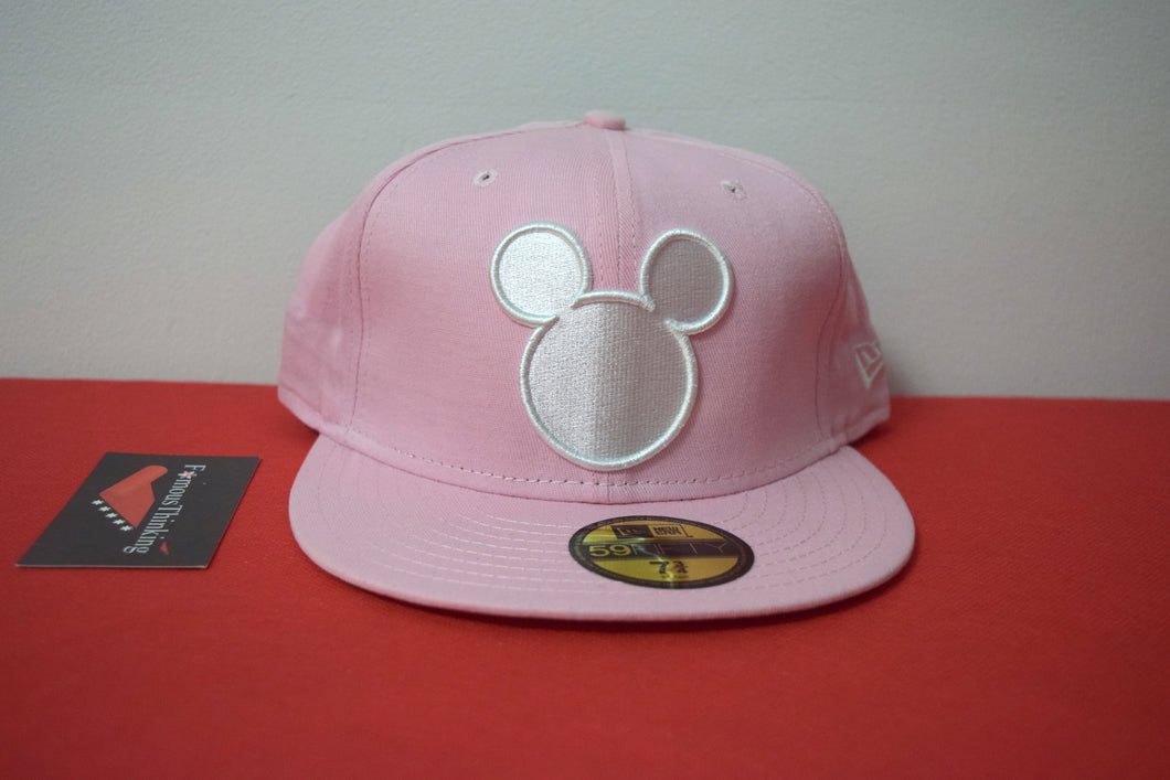 Disney X New Era Mickey Mouse Outline Pink Fitted 59Fifty