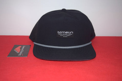 Melin Hydro Coronado Black White Snapback