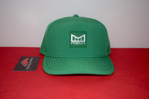 Melin Stacked Hydro Odyssey Kelly Green Snapback