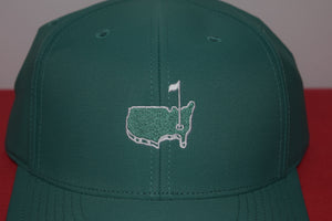Masters Logo Green Perfomance Hat By American Needle