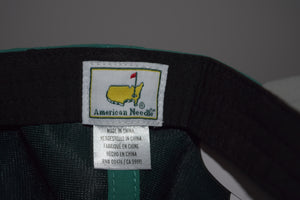 Masters Logo Green Perfomance Hat By American Needle