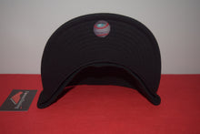 Load image into Gallery viewer, MLB New Era Cleveland Indians Chief Wahoo Black Silver Shadow Fitted 59Fifty