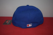 Load image into Gallery viewer, MLB New Era Cleveland Indians Chief Wahoo Blue Black Fitted 59Fifty