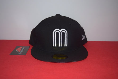New Era Mexico Black White Fitted 59Fifty