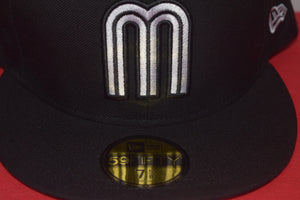 New Era Mexico Black White Fitted 59Fifty