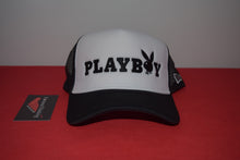 Load image into Gallery viewer, Playboy X New Era Black Mesh Snapback 9Forty