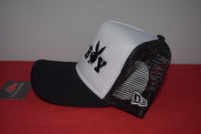 Load image into Gallery viewer, Playboy X New Era Black Mesh Snapback 9Forty