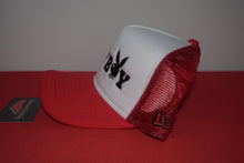 Load image into Gallery viewer, Playboy X New Era Red Mesh Snapback 9Forty