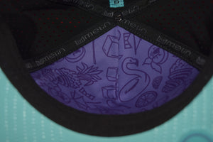 Melin Stacked Hydro Odysea Grape Aqua Snapback