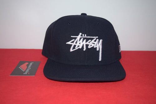 Stussy X New Era Navy Original Fit Snapback 9Fifty