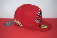 Load image into Gallery viewer, MLB New Era Cleveland Indians Chief Wahoo Red Feather Alternate Version Fitted 59Fifty