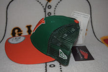 Load image into Gallery viewer, NPB New Era Taiyo Whales Mesh Snapback 9Forty SAMPLE