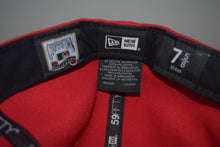 Load image into Gallery viewer, MLB New Era Cleveland Indians Chief Wahoo Red Feather Alternate Version Fitted 59Fifty