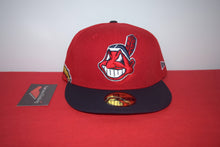 Load image into Gallery viewer, MLB New Era Cleveland Indians Chief Wahoo Feather Fitted 59Fifty