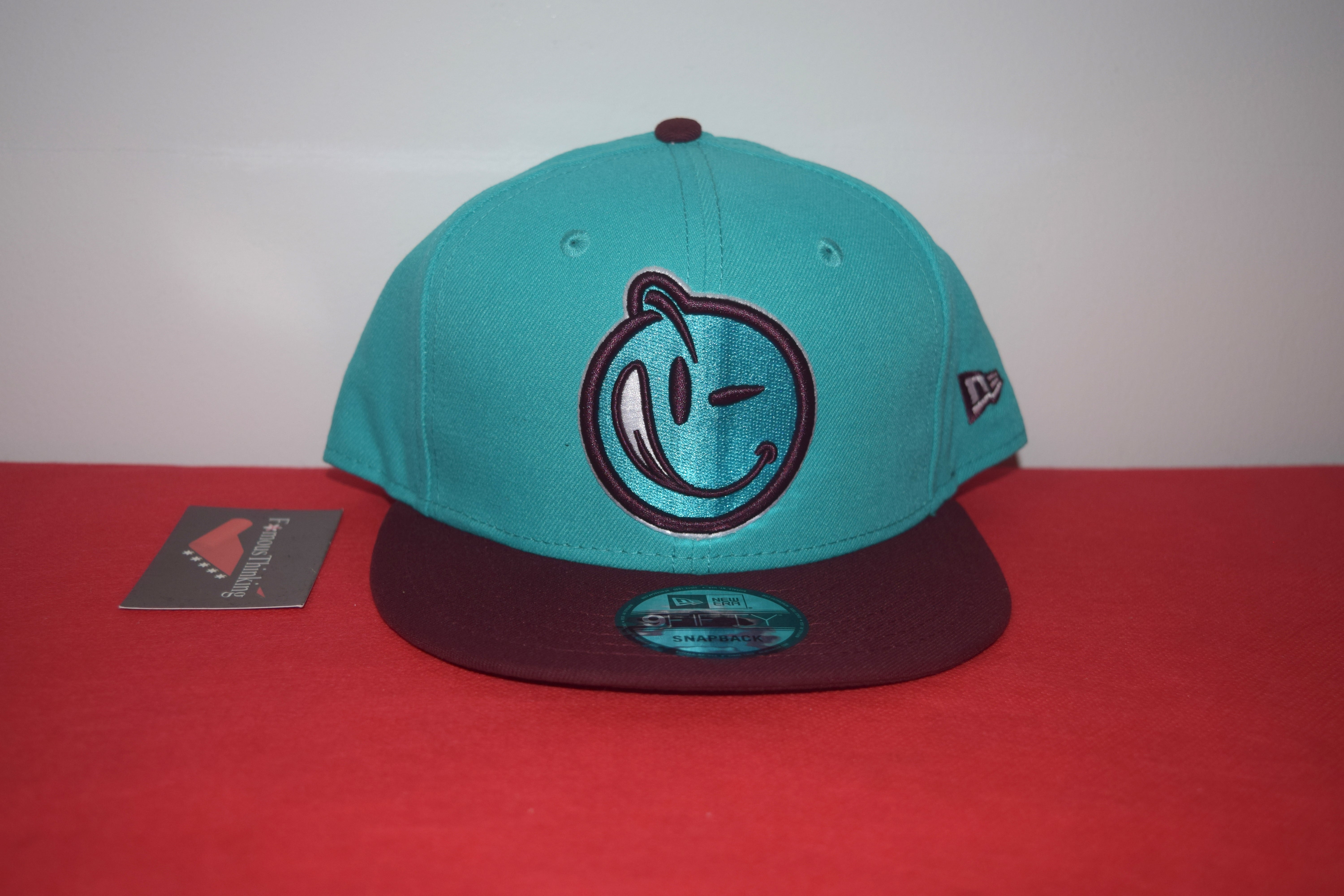 NEWERA YUMS ストレートキャップ Yums X New Era Maroon Teal Snapback 9Fifty – Famousthinking