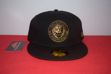 Load image into Gallery viewer, NJPW X New Era New Japan Pro Wrestling Gold Emblem Fitted 59Fifty