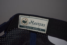 Load image into Gallery viewer, Masters Berckmans Box Logo Navy Snapback Hat By American needle