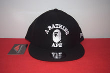 Load image into Gallery viewer, Bape X New Era Black Snapback 9Fifty