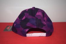Load image into Gallery viewer, Bape X New Era Purple Camo Snapback 9Fifty