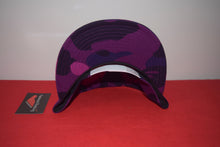Load image into Gallery viewer, Bape X New Era Purple Camo Snapback 9Fifty
