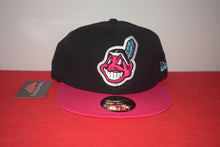 Load image into Gallery viewer, MLB New Era Cleveland Indians South Beach Chief Wahoo Fitted 59Fifty