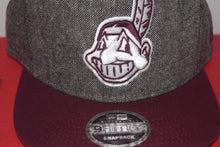 Load image into Gallery viewer, MLB New Era Cleveland Indians Chief Wahoo Original Fit Snapback 9Fifty
